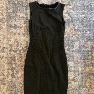 Grey mid length dress